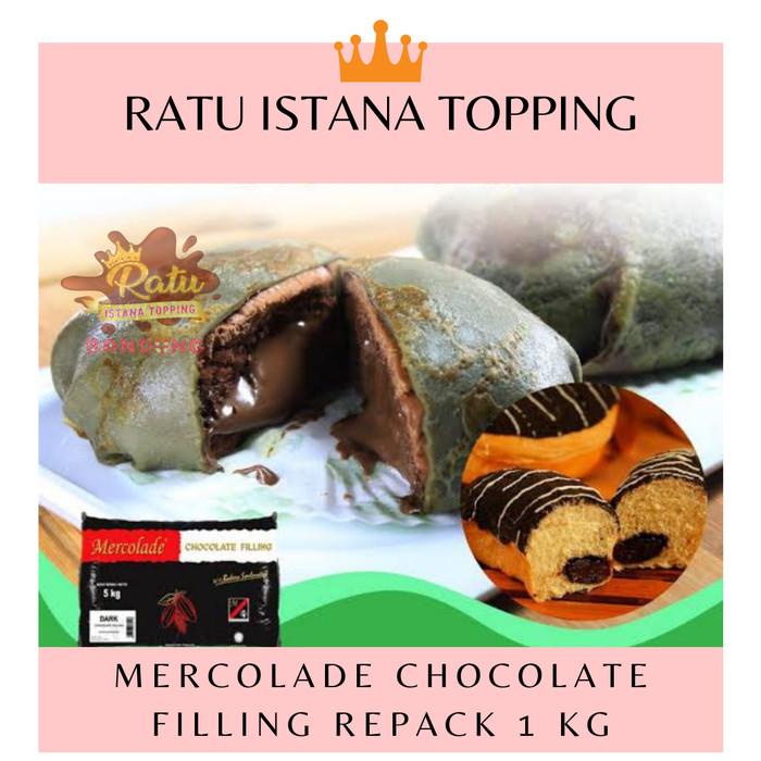 

COKLAT ISIAN FILLING MERCOLADE 1 KG REPACK UNTUK ISIAN ROTI BOMBOLONI Best Seller