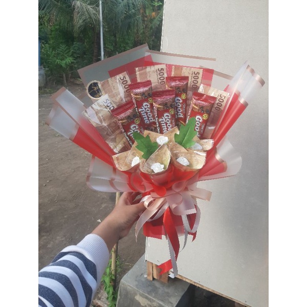 

buket uwang mix snack