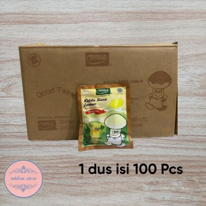 

Totole kaldu jamur 80 gram 1 dus isi 100 pcs