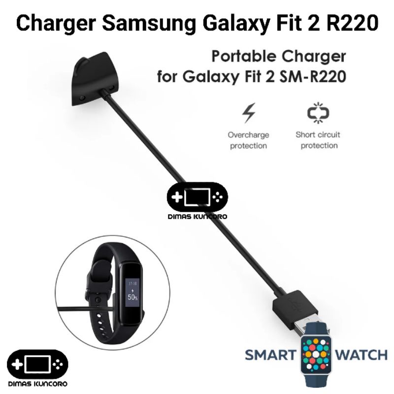 Charger Samsung Galaxy Fit 2 SM-R220 charging kabel usb fit2 cable