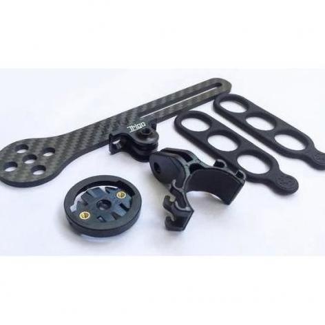 Carbon Barfly Bracket Mount buat Bryton Garmin Xoss Cateye Gopro lampu