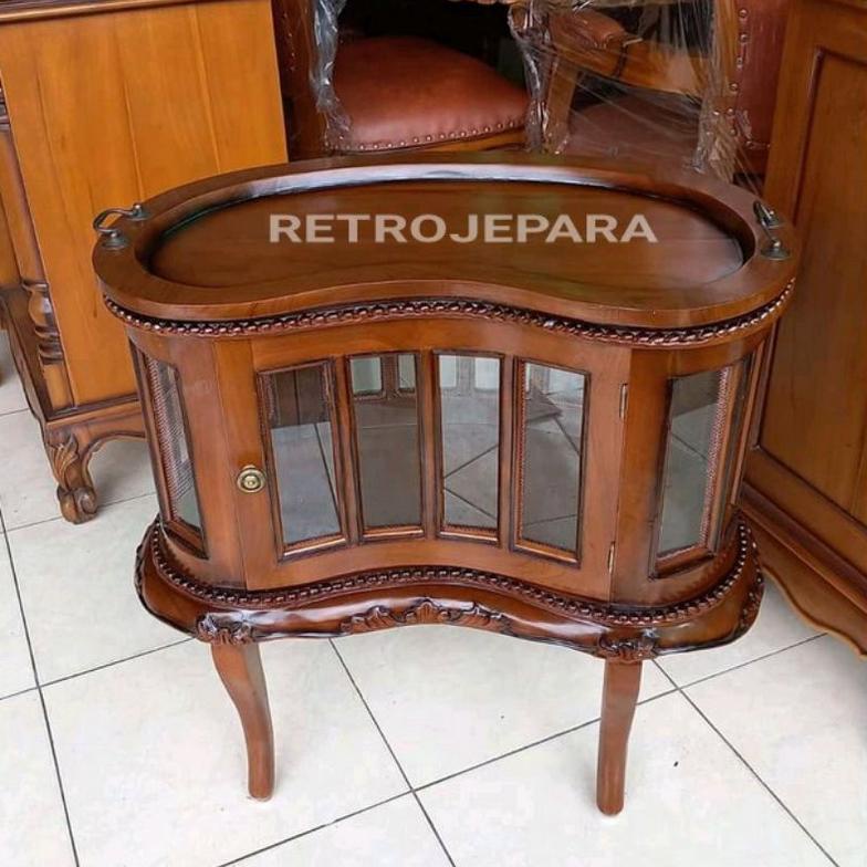 MEJA TEH KACANG JATI