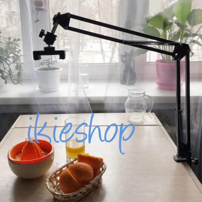 Terlaris Hp Holder Lazypod Jepit Meja | Vlogger Camera Holder | Unboxing | Food