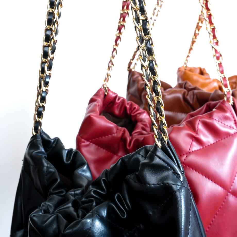 Tas Wanita Shoulder Bag Tas Serut Rantai (Sisy Bag By Mosca)