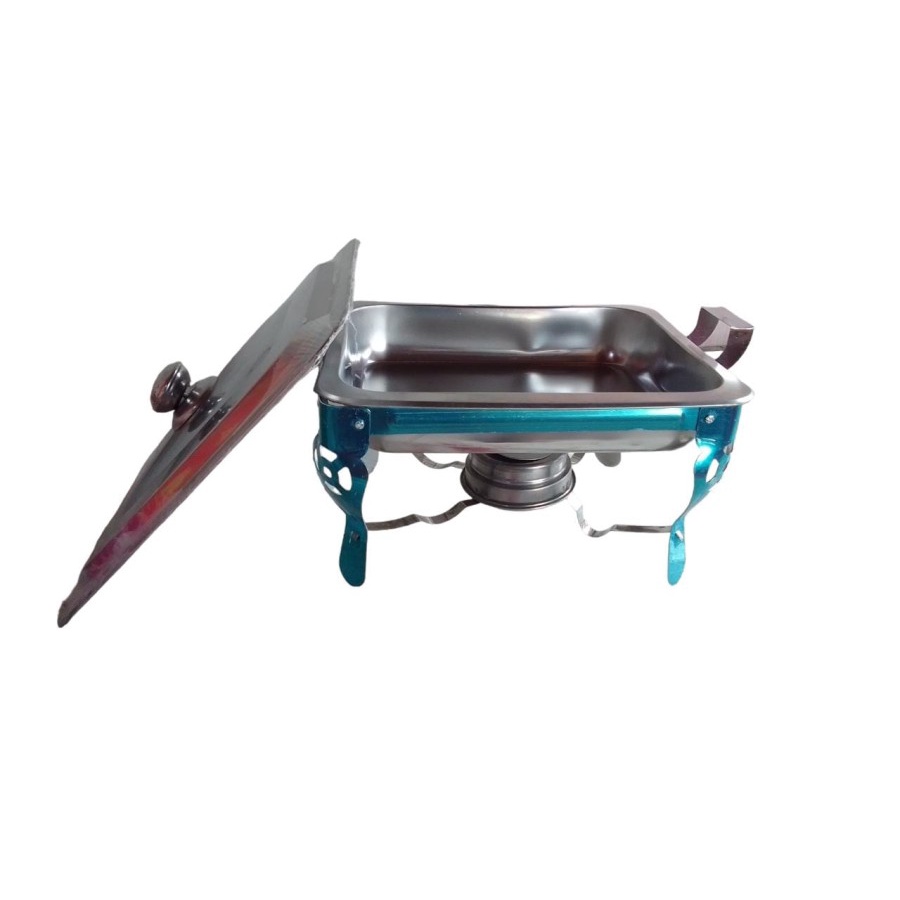 Square Chafing Dish Tempat Pemanas Makanan Prasmanan Warmer Square Pan M-586