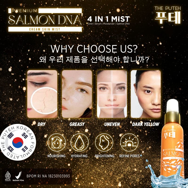 🇰🇷Salmon DNA 4 in1 Cream Skin Mist 60ML