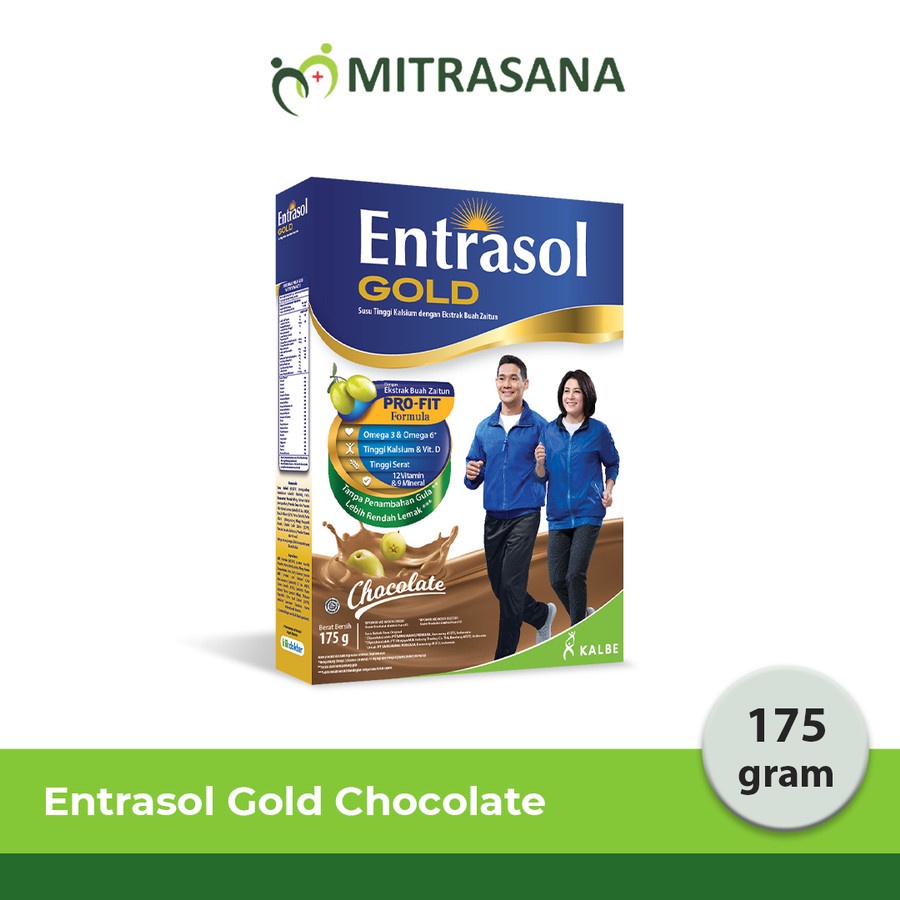 

Entrasol Gold Coklat 175 Gram - Susu Tinggi Kalsium