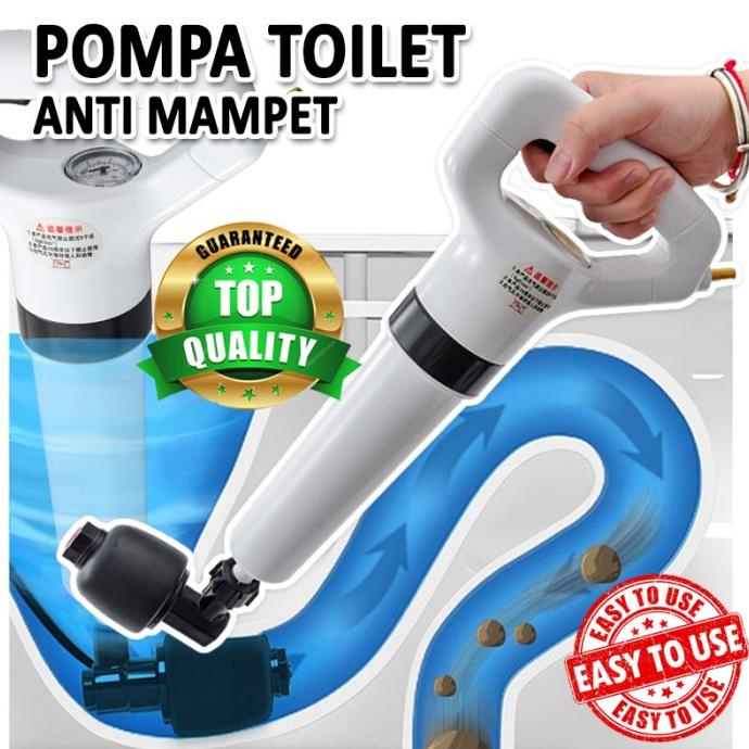 Pompa kloset anti mampet alat pendorong saluran wc toilet tersumbat