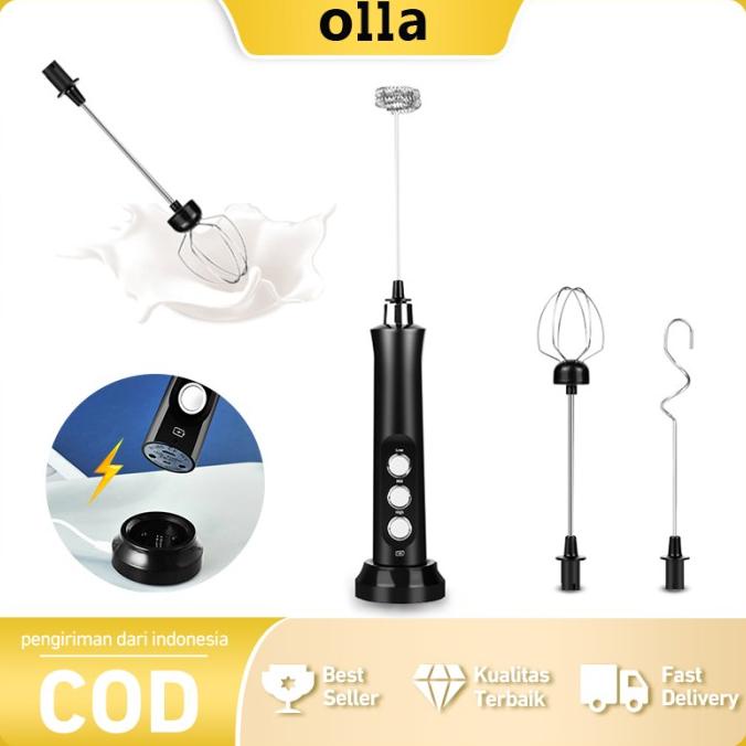 Further Mixer Mini Hand Mixer Coffee Mixer Hand Blender Pengaduk Kopi