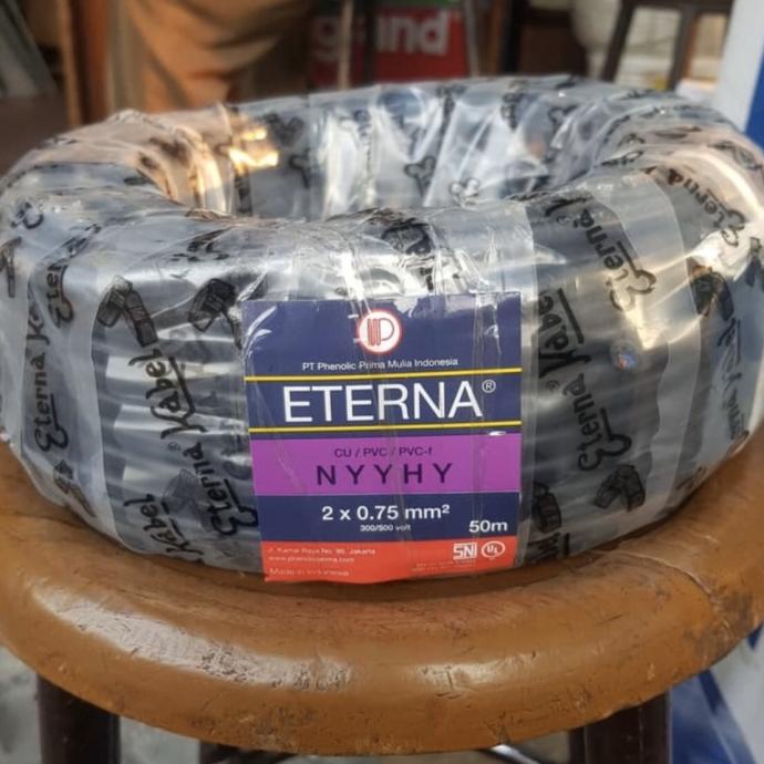 KABEL ETERNA NYYHY 2x0.75 2x0,75 2 x 0,75 2 x 0.75 ETERNA 50M 50 METER