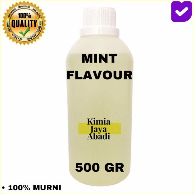 

Peppermint Food Grade / Mint Flavour / Cooling Agent 500 Gram ASLI suk03