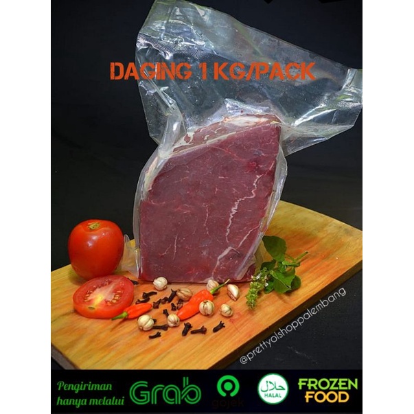 

[PALEMBANG] DAGING RENDANG 1 KG FROZEN - SAYUR BUAH IKAN SEGAR ONLINE PRETTY OLSHOP PALEMBANG
