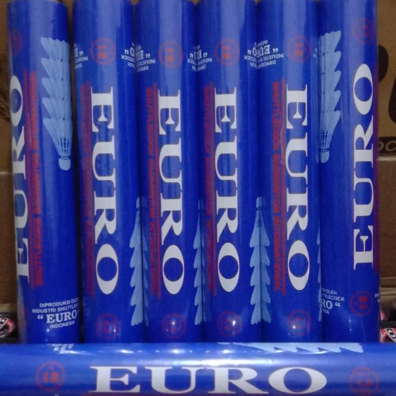 New Shuttlecock Euro Biru Cock Kok Euro