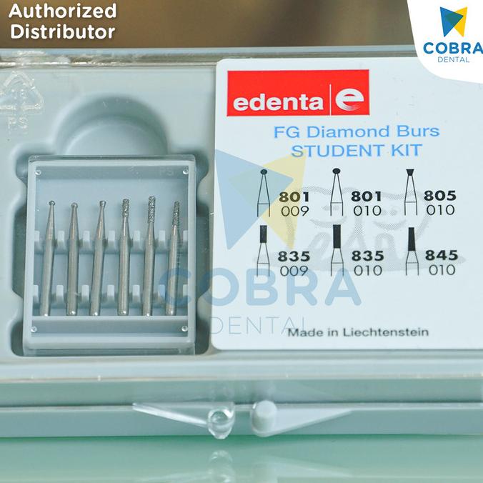 Bur Diamond Set 6 Edenta