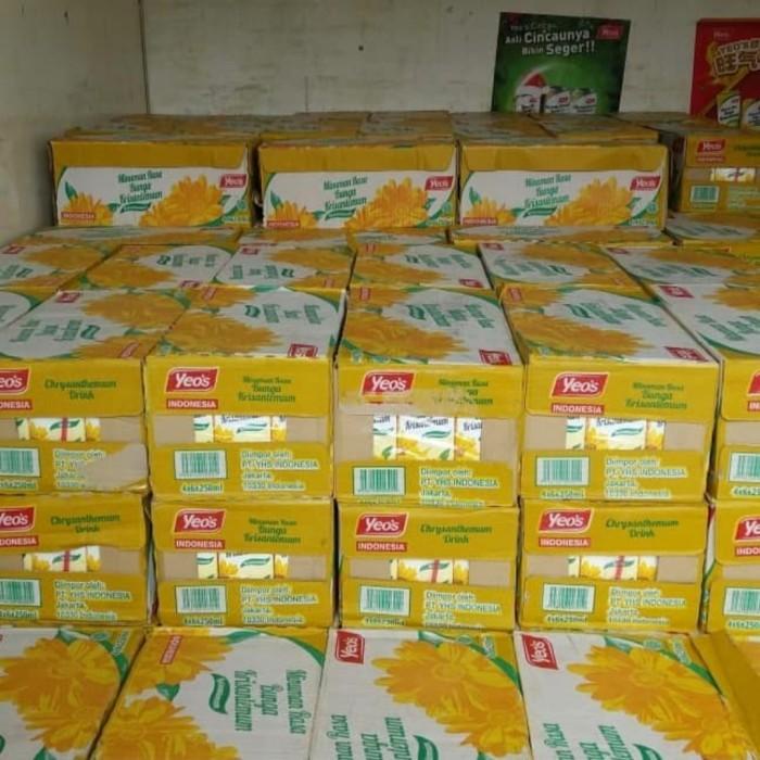 

yeos chrysanthemum teh kembang kotak 1 dus isi 24 kotak Kualitas Terbaik