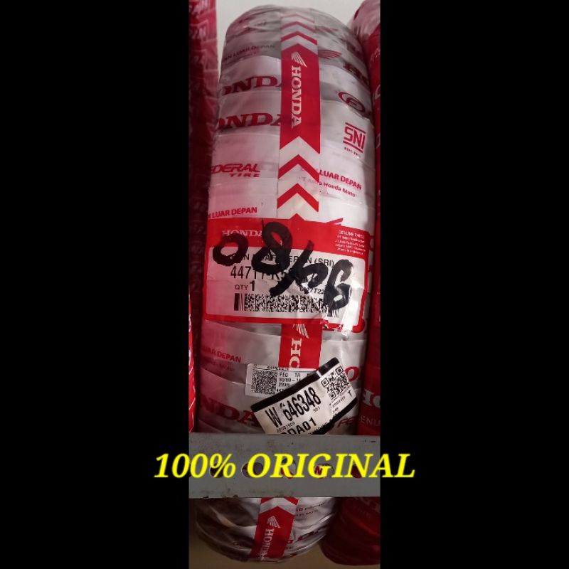 Ban Luar Federal AHM Depan Tubles Tire Front Honda Vario 150 Ring14 44711-K59-A72