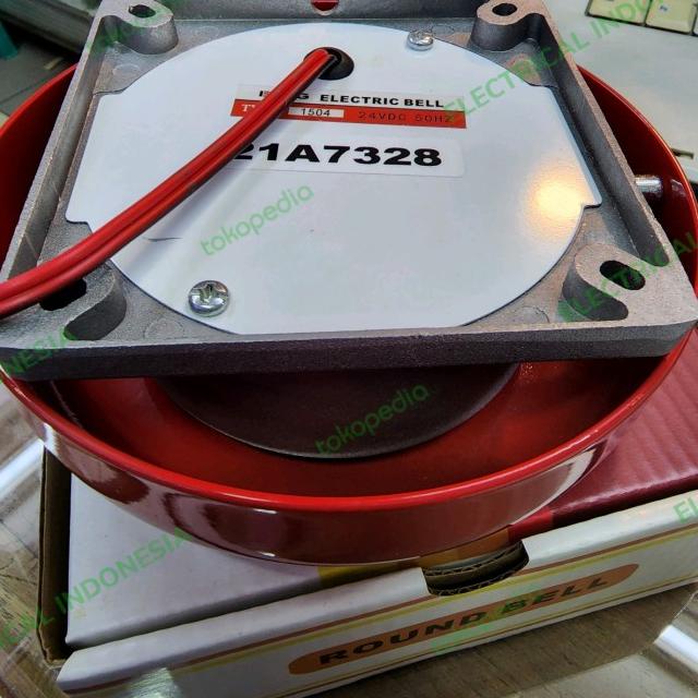 ROUND BELL-BELL KRING BULAT - SIRINE - BELL SEKOLAH 24VDC/6 IN-150MM