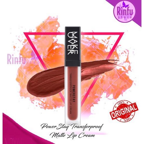 Make Over PowerStay Transferproof Matte Lip Cream Lipstik Color