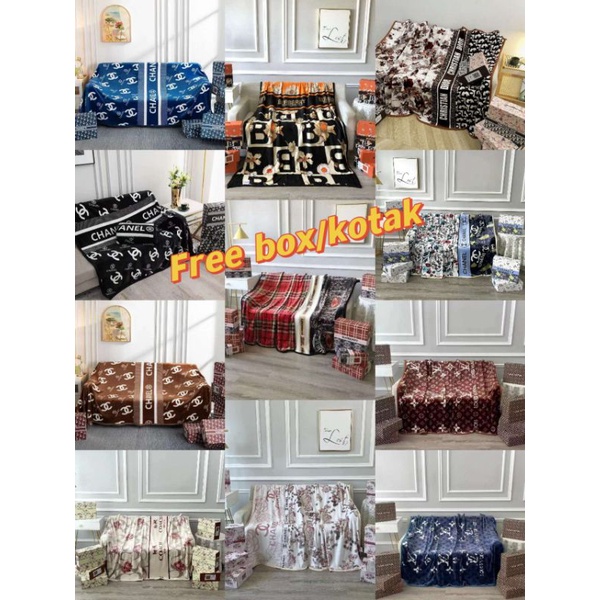 SELIMUT LVI Black DEWASA BAHAN IMPORT LEMBUT UK 150 X200(INCLUTE BOX)