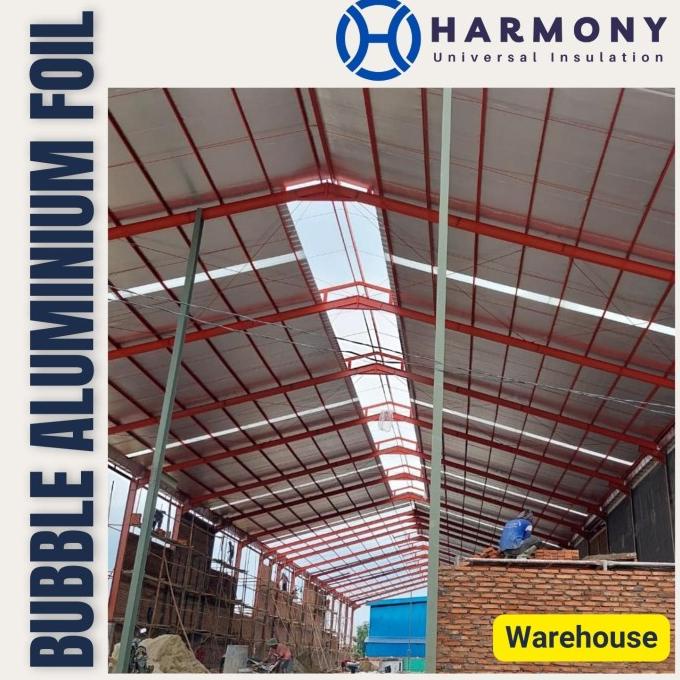 Peredam Panas Atap, Aluminium Foil Atap, Bubble Foil Insulation
