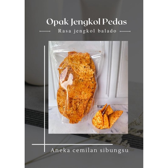 

BELI 2 GRATIS KIPANG KACANG || OPAK JENGKOL PEDAS 250 GRAM