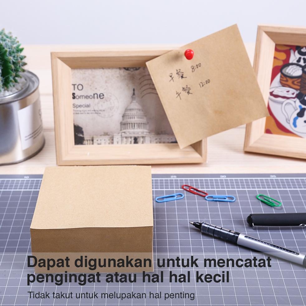 

Miliki - Deli Memo Paper / Kertas Memo 400 Lembar Warna Putih Gading/Coklat 21708 21709 ..