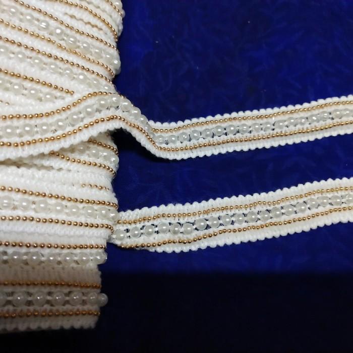 Hiok Renda Pita Payet Renda Bordir Lis Pita Mas