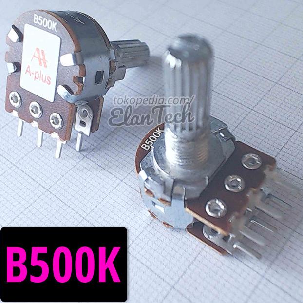 B500k Potensio A-Plus Aplus Stereo Potensiometer B 500k Elan73c Ayo Beli