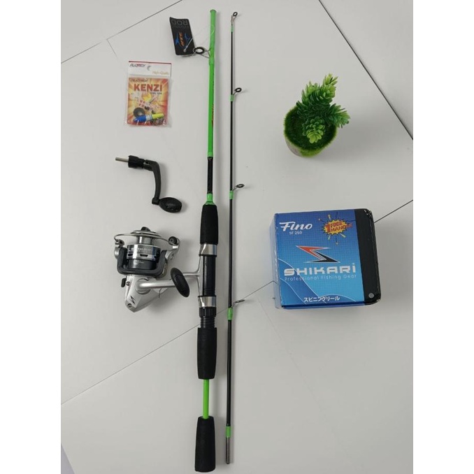 Set Pancing Joran sambung 2 dengan Reel daido new simura spin