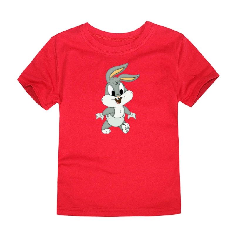 Kaos Anak Unisex Baju Anak Lengan Pendek Baby Bunny Atasan Kaos Oblong Anak 2-16Th Cod