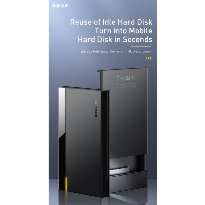 Docking Baseus Casing Hardisk Hdd Enclosure Sata 2.5"