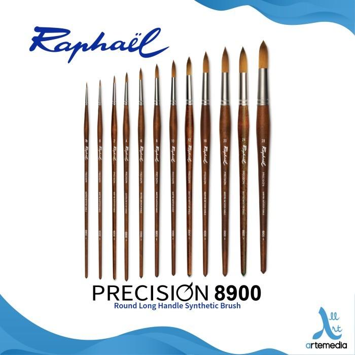 

Terlaris Kuas Lukis Raphael 8900 Round Precision Synthetic Brush Long Handle