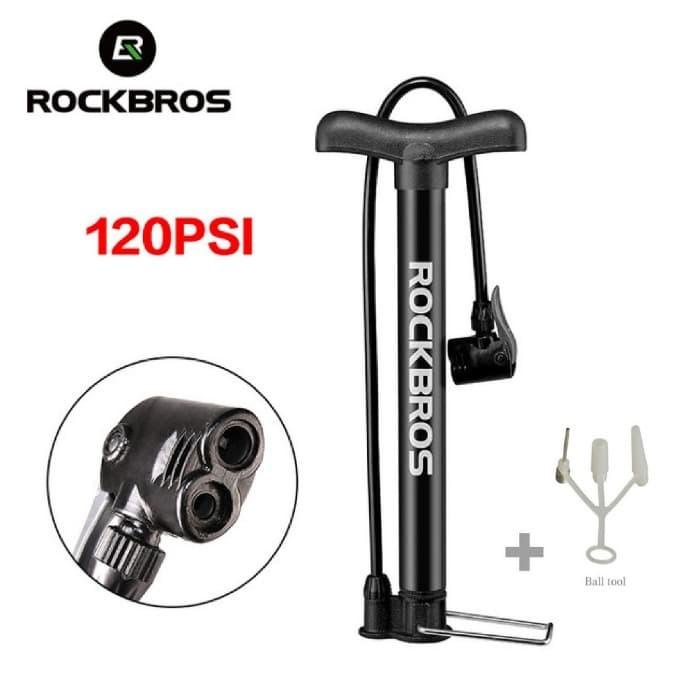 Best Seller Pompa Ban Sepeda Rockbros Aluminium 120 Psi Portable Ringan