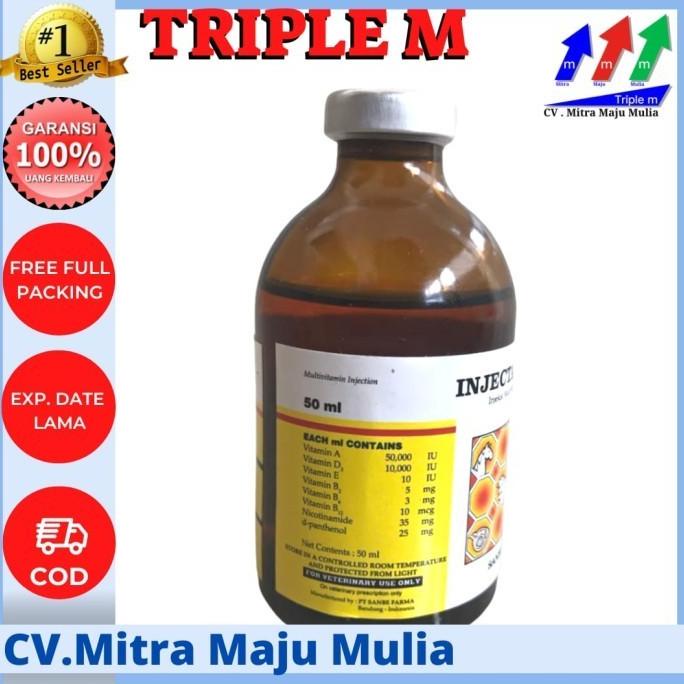 Injectamin 50 ml & 100 ml - Vitamin Ternak PT Sanbe Farma tom03