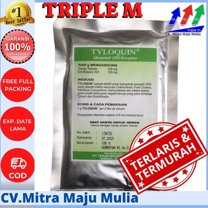 

Tyloquin 100 gram CRD Kompleks tom03