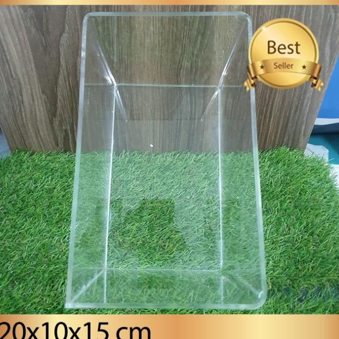 

Baru Solitare Akrilik 20X10X15 Cm Bending + Sekat - 3Mm Original