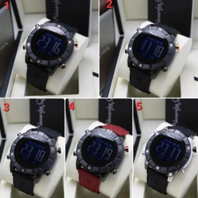 Jam Tangan Pria Alexandre Christie Ac9373 Ac 9373 Tali Karet Original Thegarden00