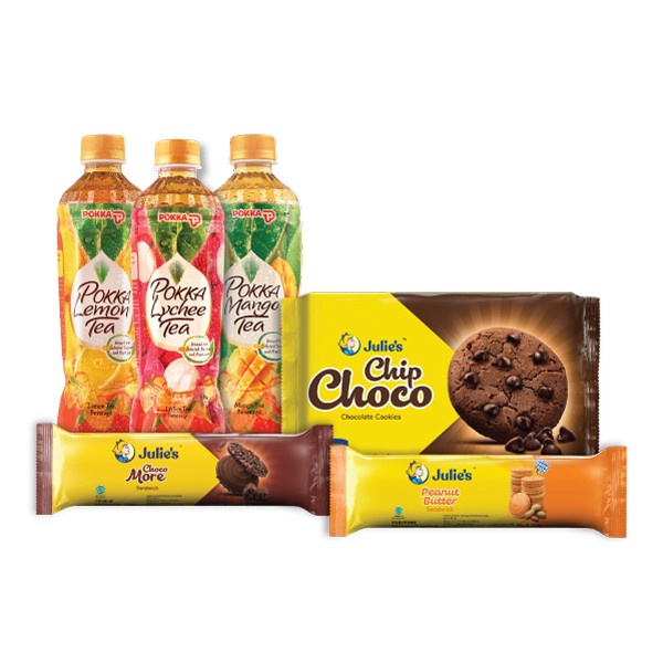

Paket Nyemil Julies X Pokka Fruity