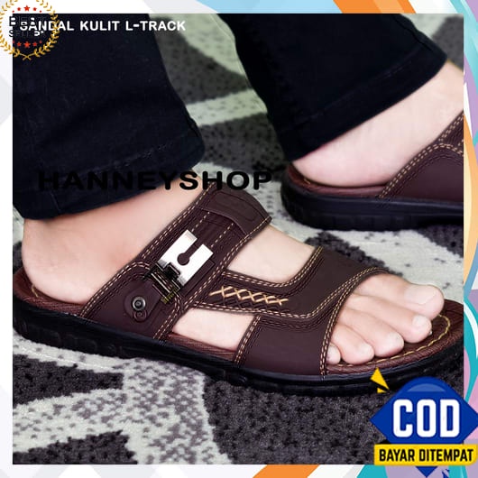 Sandal Pria Pakalolo 0873 Leather Terbaru Masa Kini Bisa Cod Sandal Davis03 Sandal Pria Dewasa Model