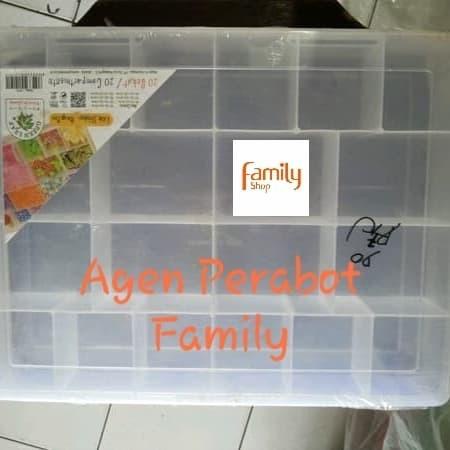 

Terlaris Box (Kotak) Perkakas (Baut) 20 Sekat Green Leaf 1419
