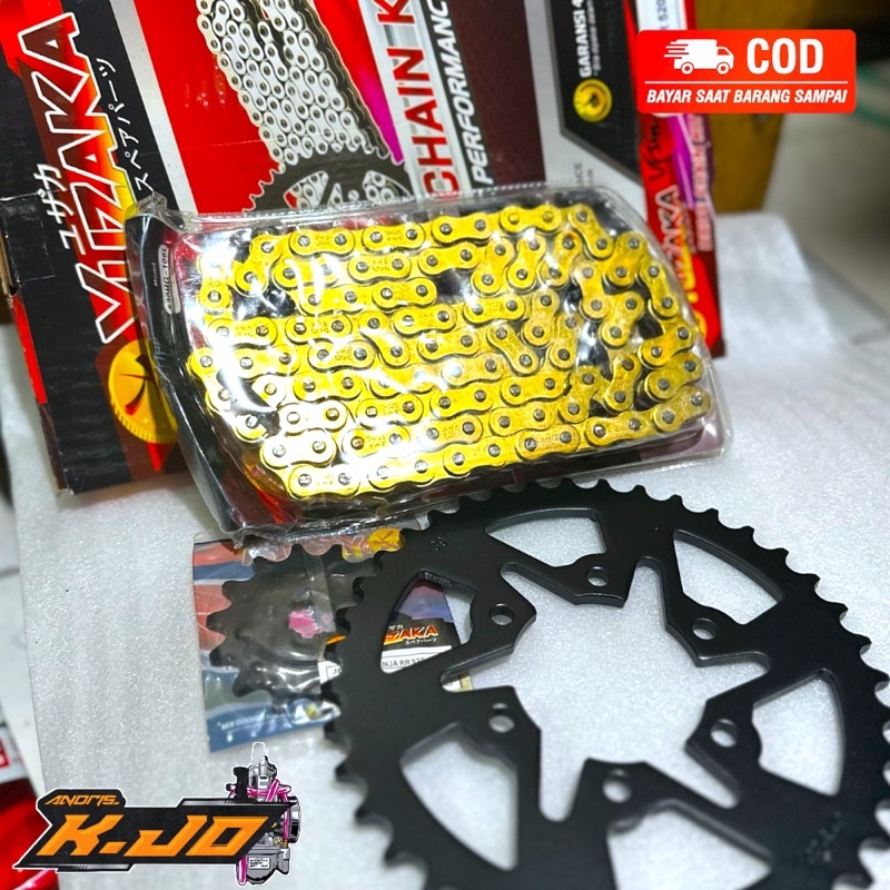 GEARSET GIRSET GEAR GIR SET NINJA RR 520 YUZAKA