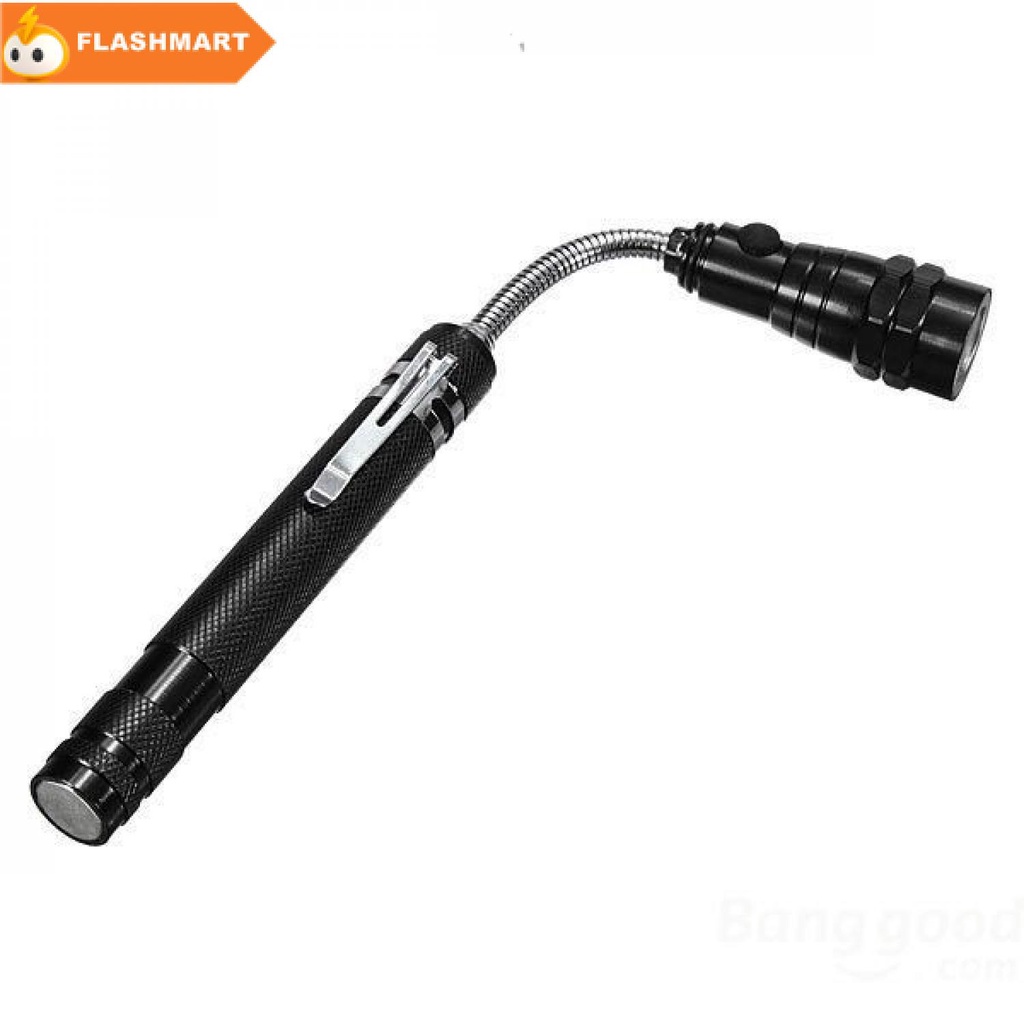 FLASHMART LED Telescopic Flexible Magnetic Pick Up Flashlight