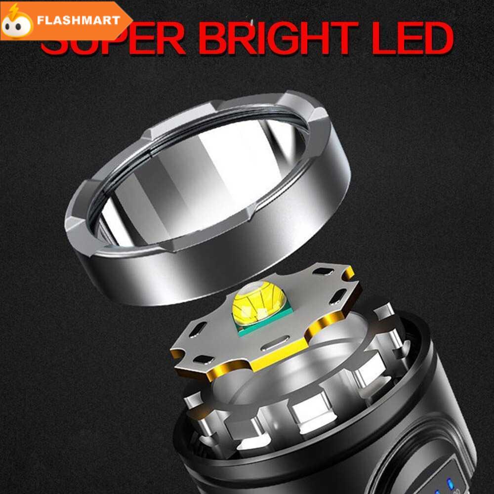 FLASHMART Senter LED Waterproof USB Cree XPE+COB 7800 Lumens - BL-822