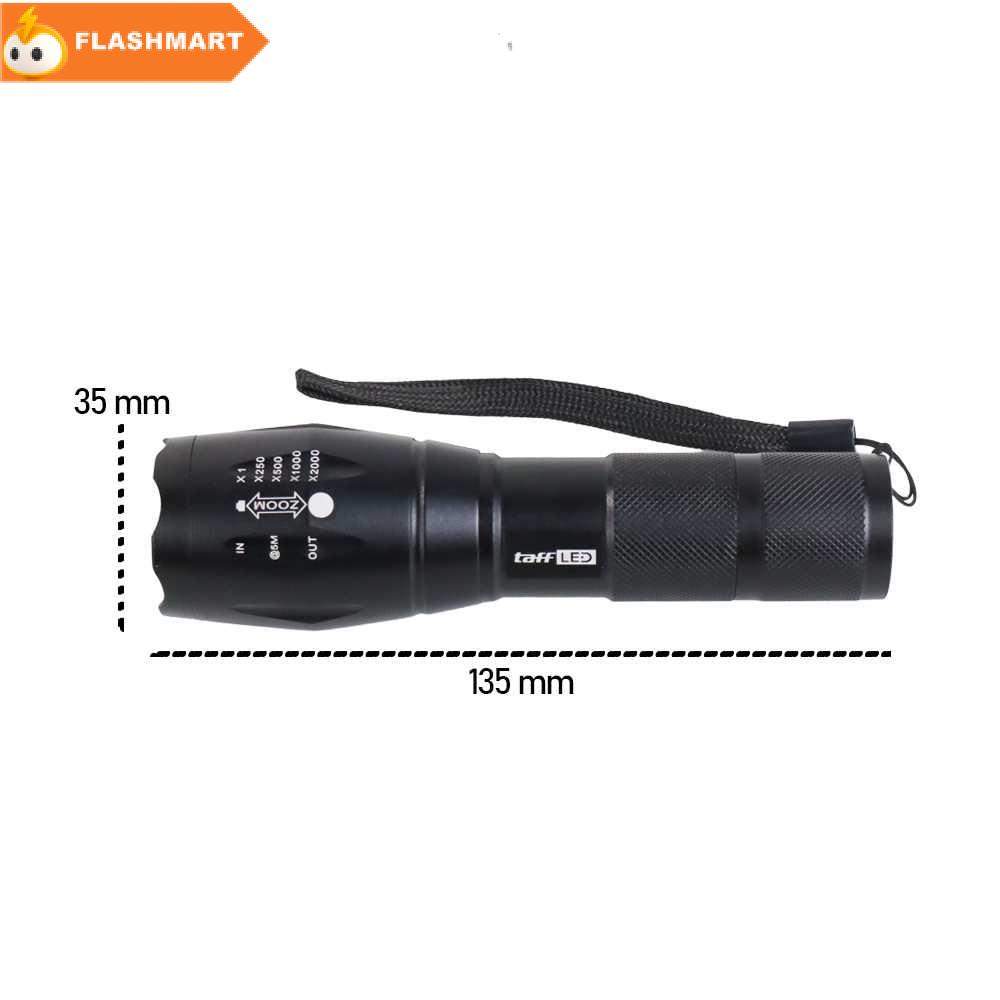 FLASHMART Senter LED Cree XM-L T6 2000 Lumens - E17