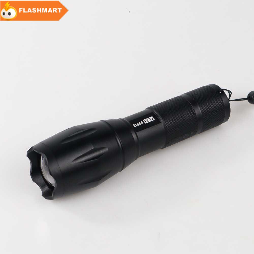 FLASHMART Paket Senter LED Flashlight Cree XM-P50 + Baterai + Charger - E17