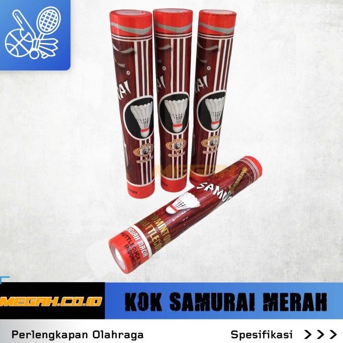Shuttlecock Kok Samurai Merah