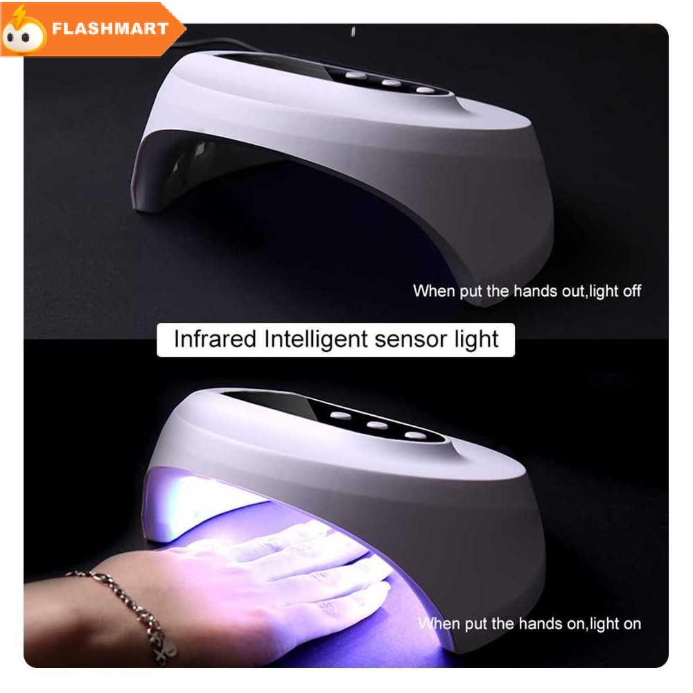 FLASHMART Pengering Kutek Kuku Smart UV LED Nail Dryer 36 W - Z10