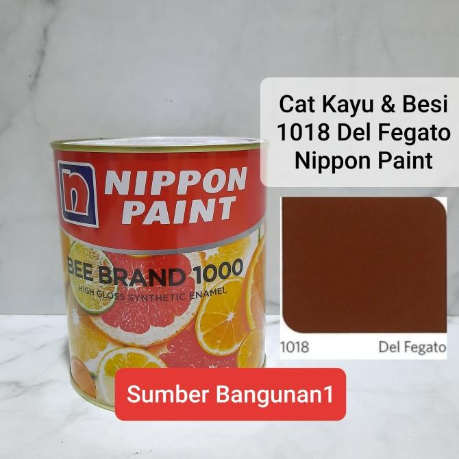 Sale Nippon 1018 Del Fegato Cat Minyak Kayu Coklat Tua Marun Merah Pintu Termurah