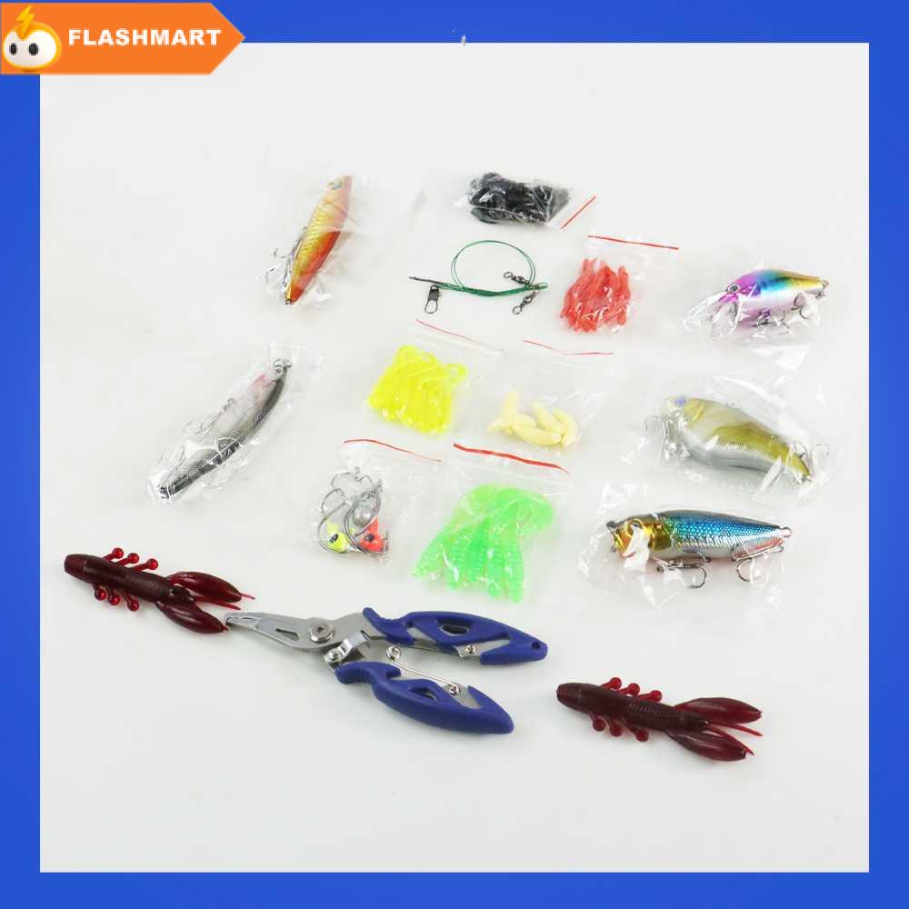 FLASHMART Umpan Pancing Ikan Set Fishing Bait Kit 101PCS - DWS250-H