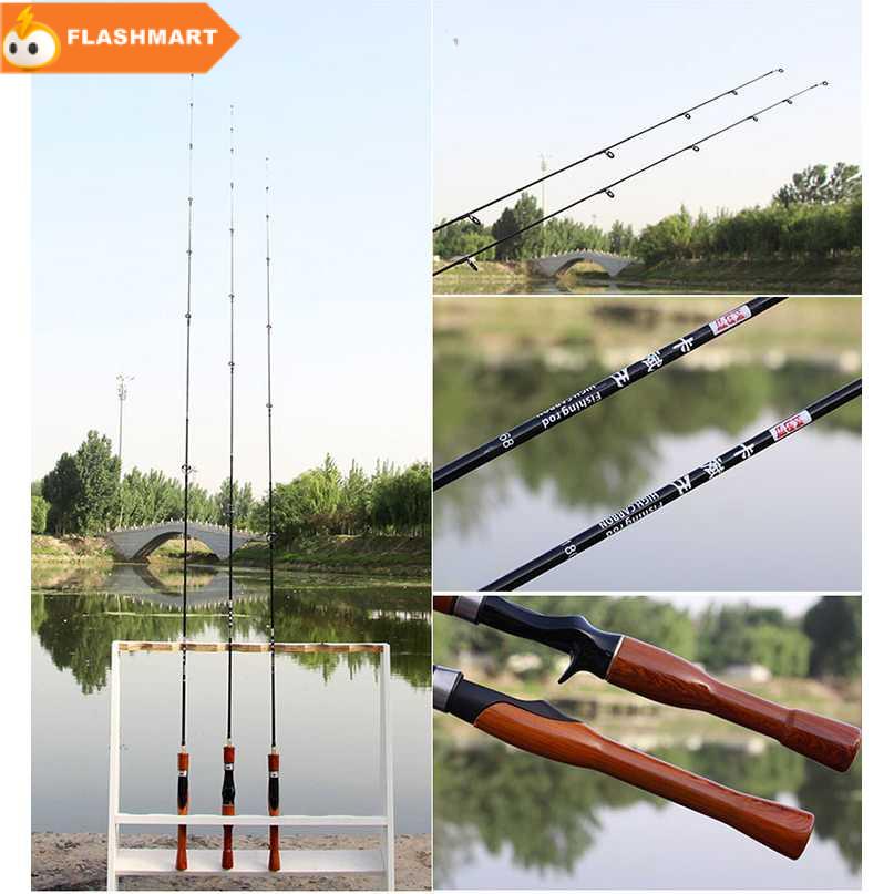 FLASHMART KBW Joran Pancing Baitcasting Carbon Fiber 2 Segments 1.68M - KB300